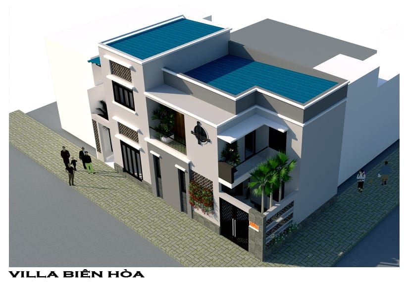Thiết kế Villa hiện đại ở Biên Hòa