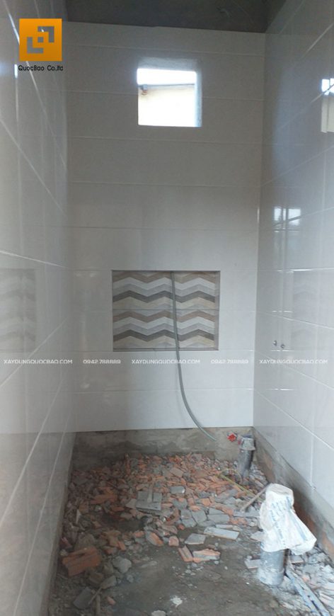 Gạch trang trí được sử dụng ở phòng tắm