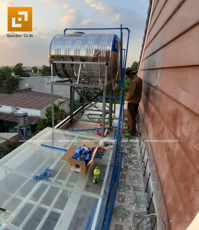 Lắp đặt bồn nước sơn hà, hệ thống nước nóng năng lượng mặt trời