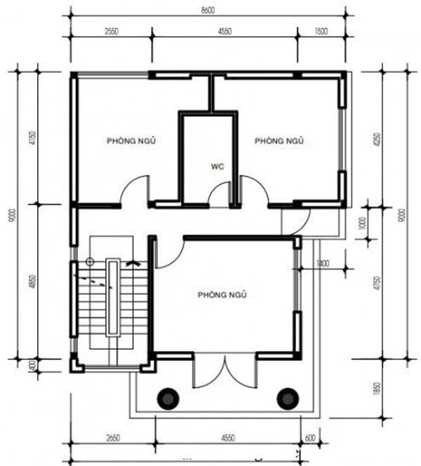 Bản thiết kế biệt thự 3 tầng chữ L 4 Bản vẽ thiết kế Biệt thự 3 tầng chữ L