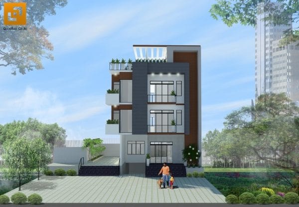 Biệt Thự 3 Tầng Hiện Đại Biên Hòa - Đồng Nai - BT18102 9 Mặt tiền Biệt thự hiện đại gia đình anh Trí - Biên Hòa