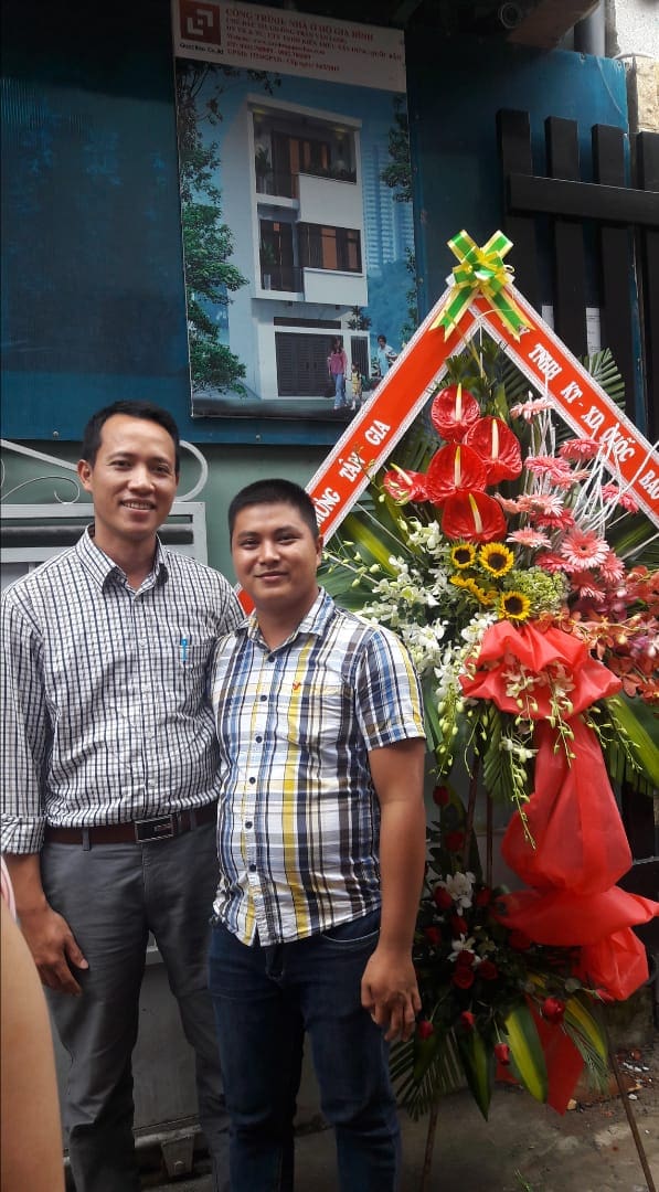 Công ty Quốc Bảo xin chúc mừng gia đình anh Quý khánh thành ngôi nhà mới