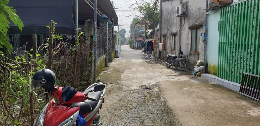 Khu đất của chị kiều anh nằm trong hẻm giao thông thuận lợi