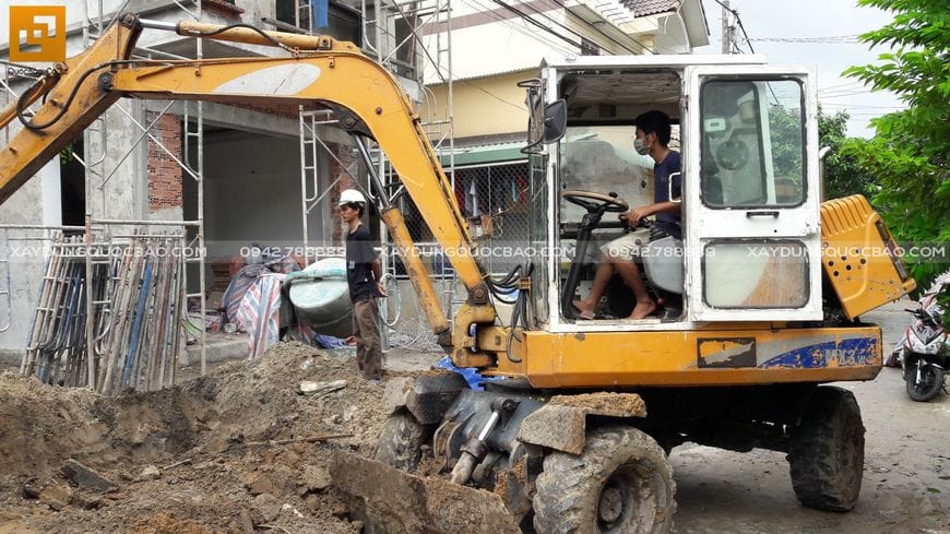 Thi công nhà phố sân vườn anh hiếu tại biên hòa - ảnh 1