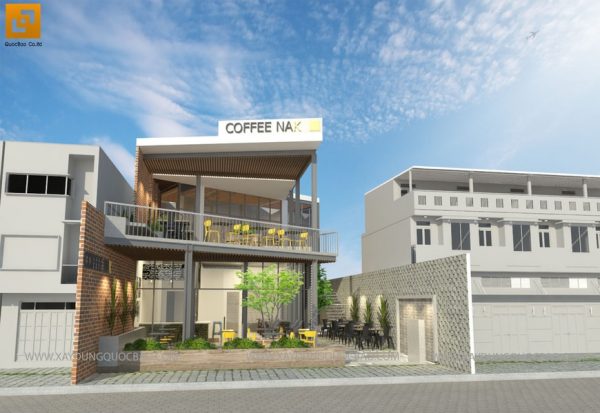 Thiết kế quán cafe The NAK Coffee tại Quận 2 - TP. HCM