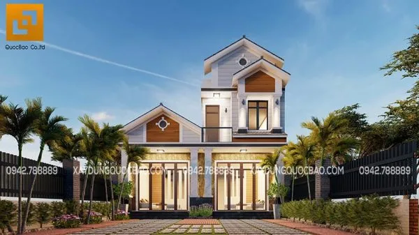 Mặt tiền nhà phố hiện đại tại Trảng Bom