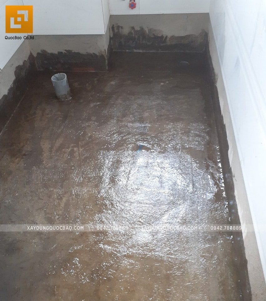 Thi công chống thấm khu vực phòng vệ sinh