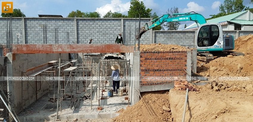 Thi công tầng hầm Biệt thự - Ảnh 2