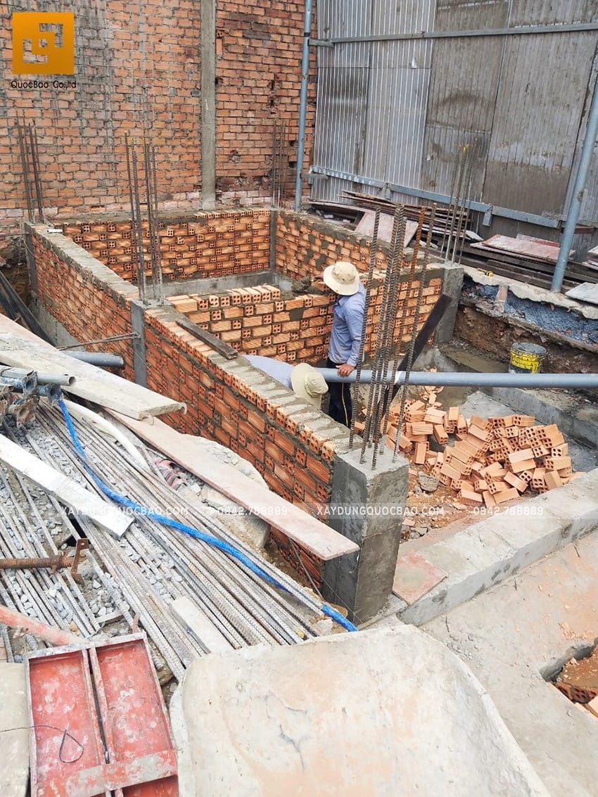 Thi công móng băng nhà phố 3 tầng - ảnh 12