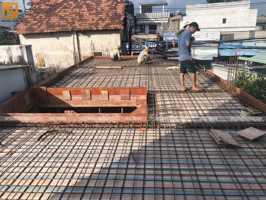 Đan cốt thép 2 lớp gia tăng sức bền cho công trình