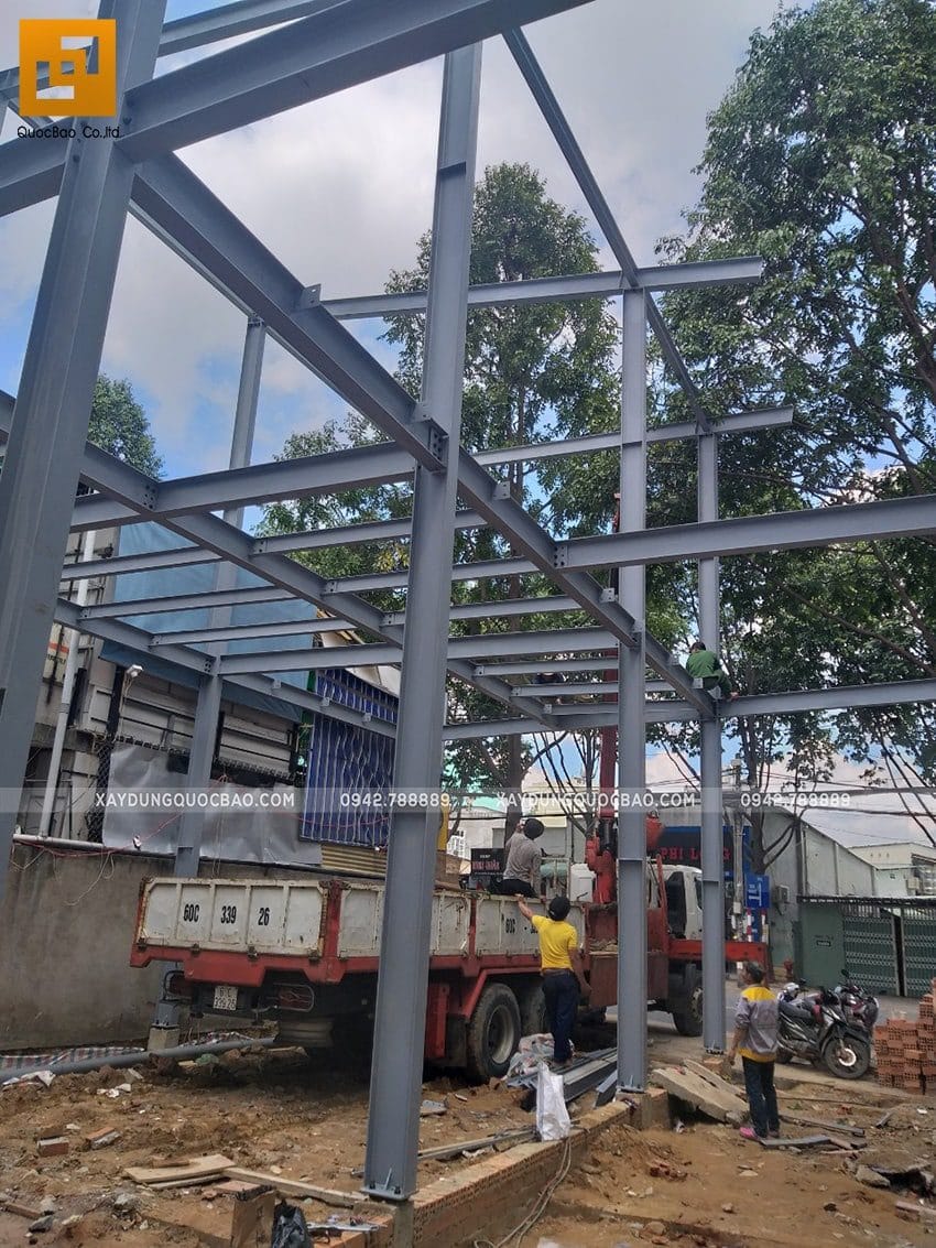 Thi công lắp ghép quán coffee khung thép tại biên hòa - ảnh 9