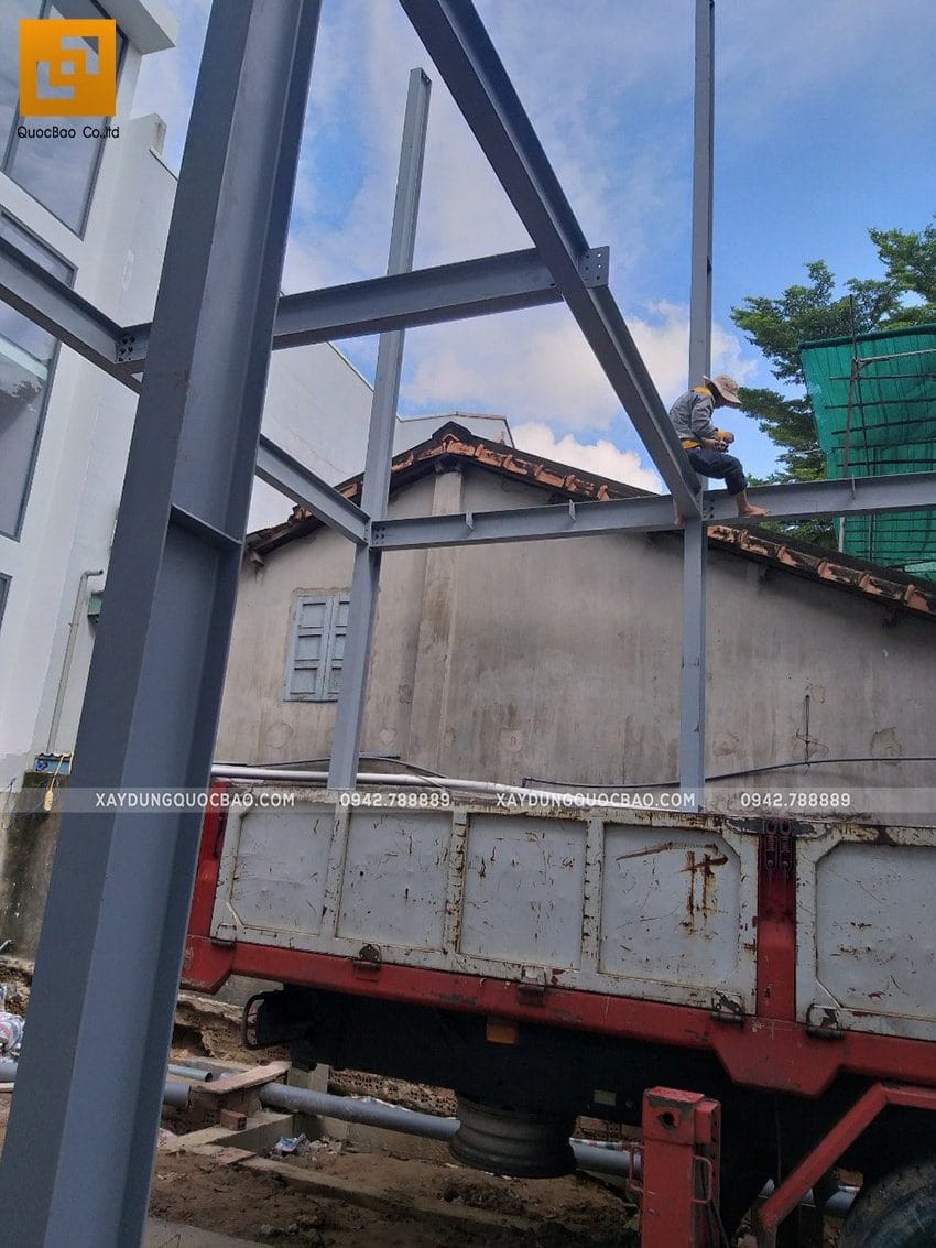 Thi công lắp ghép quán coffee khung thép tại biên hòa - ảnh 5