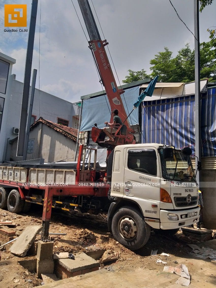 Thi công lắp ghép quán coffee khung thép tại biên hòa - ảnh 1