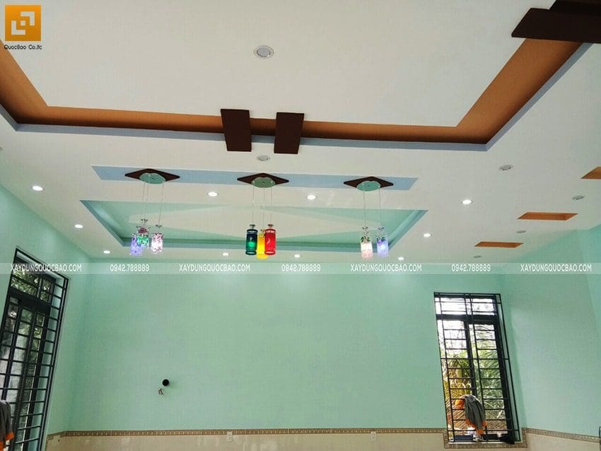 Bàn giao biệt thự mái thái 2 tầng tại vĩnh cửu - ảnh 6