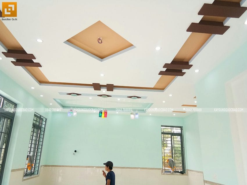 Hoàn thiện trần thạch cao, điện nước