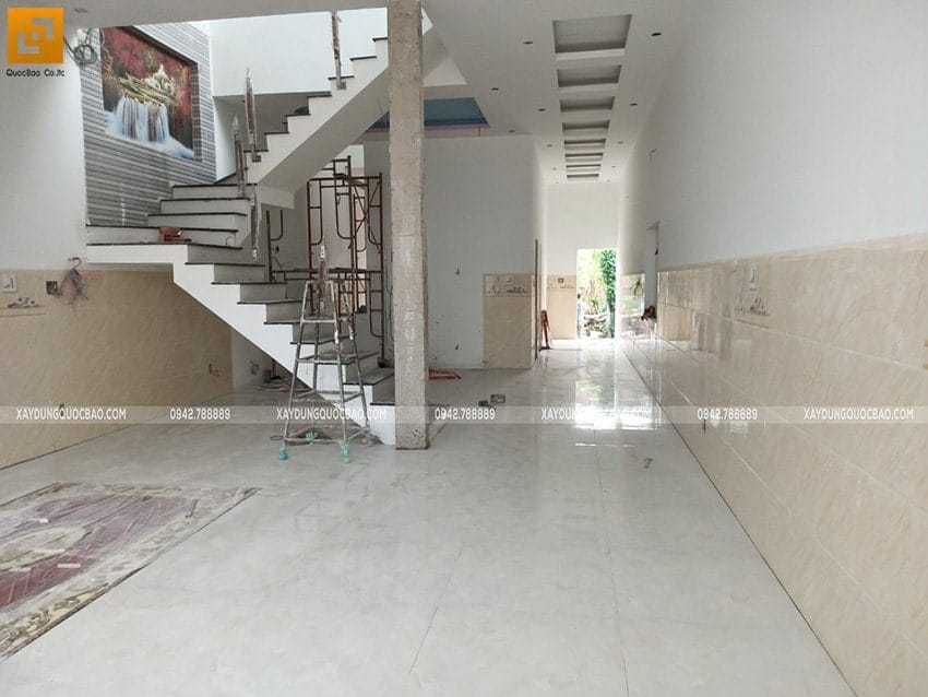 Dự Án Nhà Phố Tân Cổ Điển 2 Tầng Đẹp Tại Vĩnh Cửu Của Anh Tiến - Np20107 73 Ốp lát gạch nền, tường nhà - ảnh 3