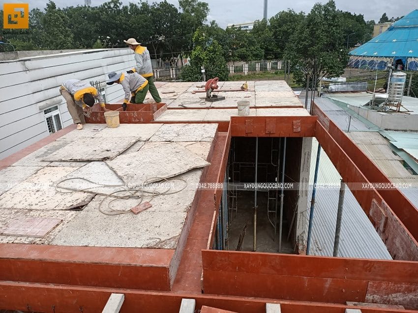 Thi công phần thô nhà 3 tầng tại biên hòa - ảnh 12
