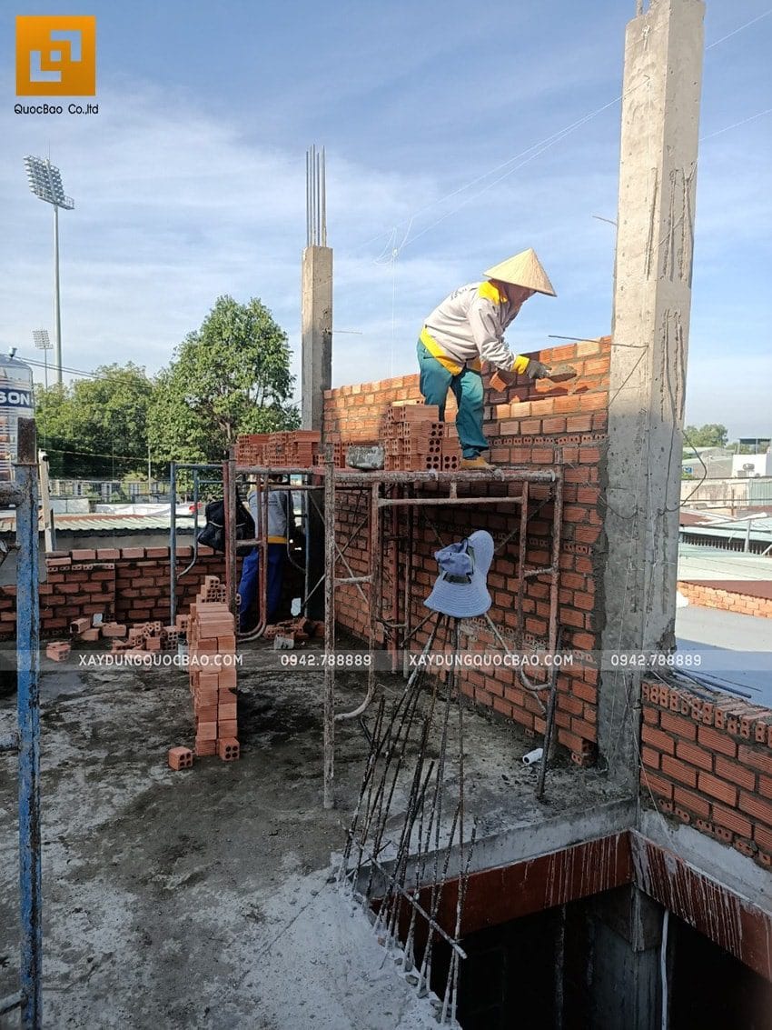 Thi công phần thô nhà 3 tầng tại biên hòa - ảnh 6