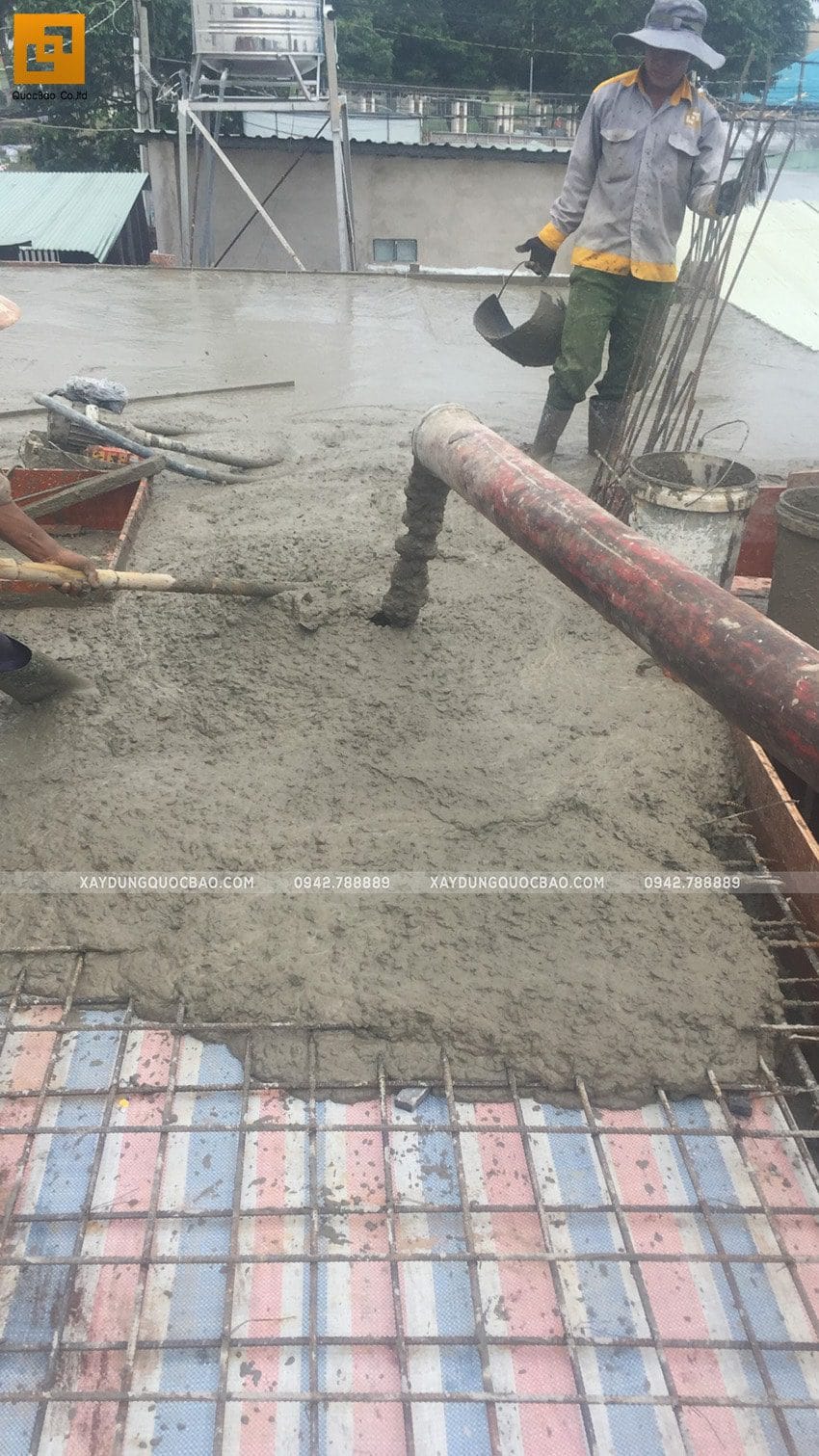 Thi công phần thô nhà 3 tầng tại biên hòa - ảnh 2