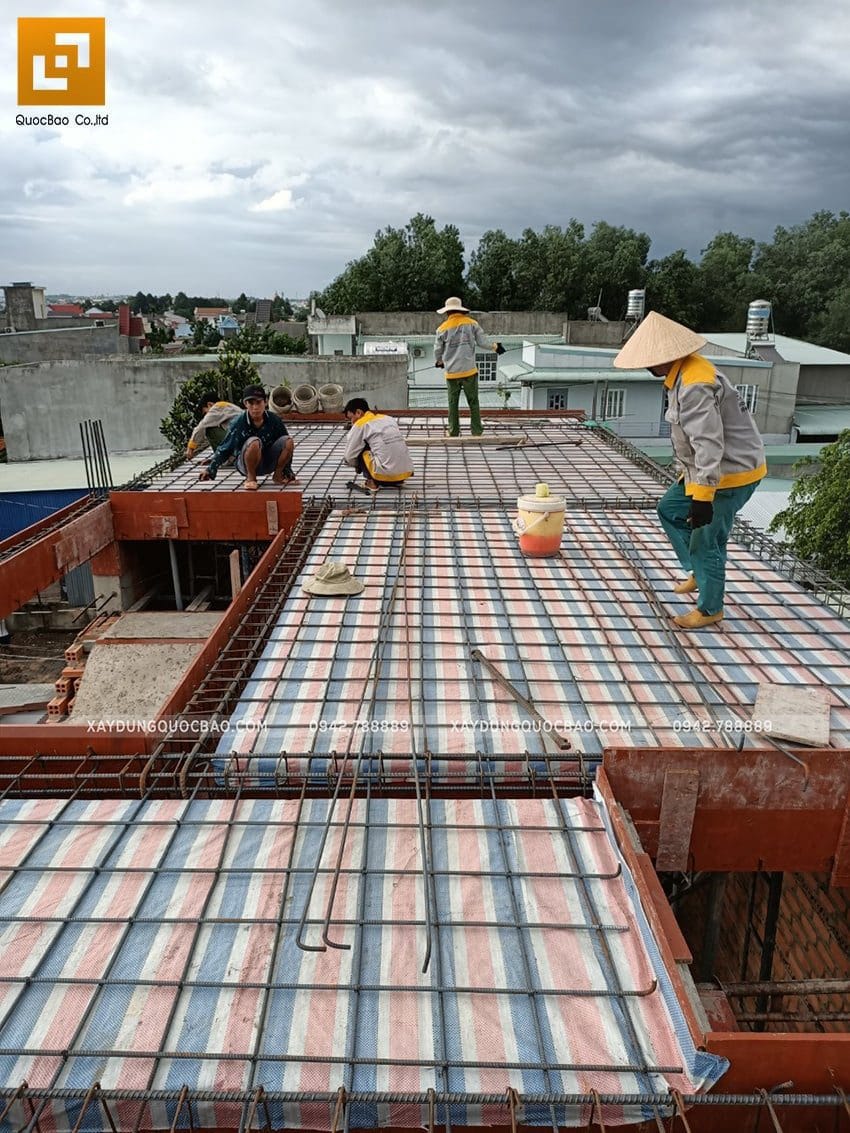 Thi công phần thô nhà 3 tầng tại biên hòa - ảnh 16