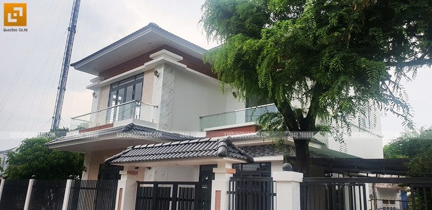 Hình ảnh ngôi biệt thự mái nhật 2 tầng đã hoàn thiện - ảnh 4