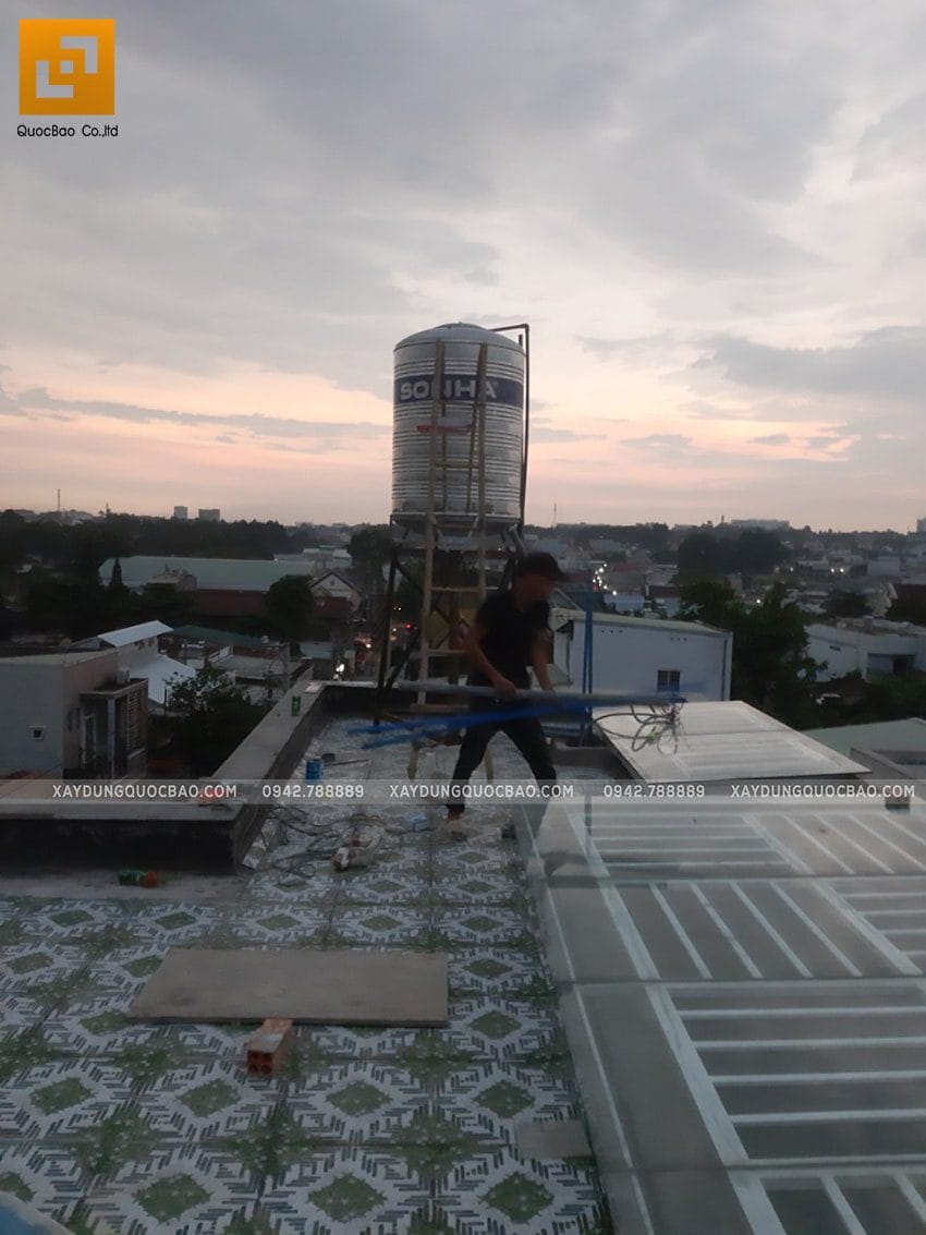 Thi công hoàn thiên nhà 3 tầng của chị dung - ảnh 5