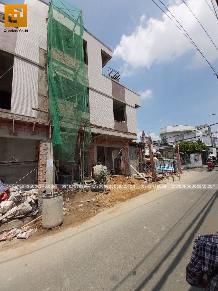 Thi công hoàn thiên nhà 3 tầng của chị dung - ảnh 2