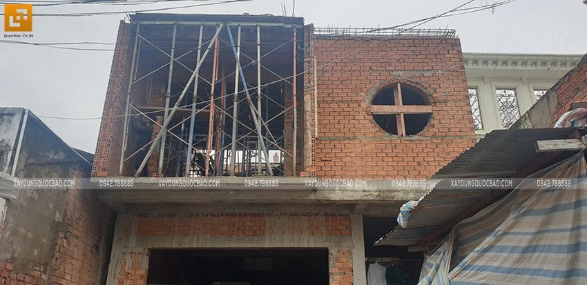 Dự Án Nhà 3 Tầng Mái Ngói Anh Khánh Chị Thủy - Np20115 44 Thi công lắp đặt dầm dàn cốt thép lầu 1 - ảnh 4