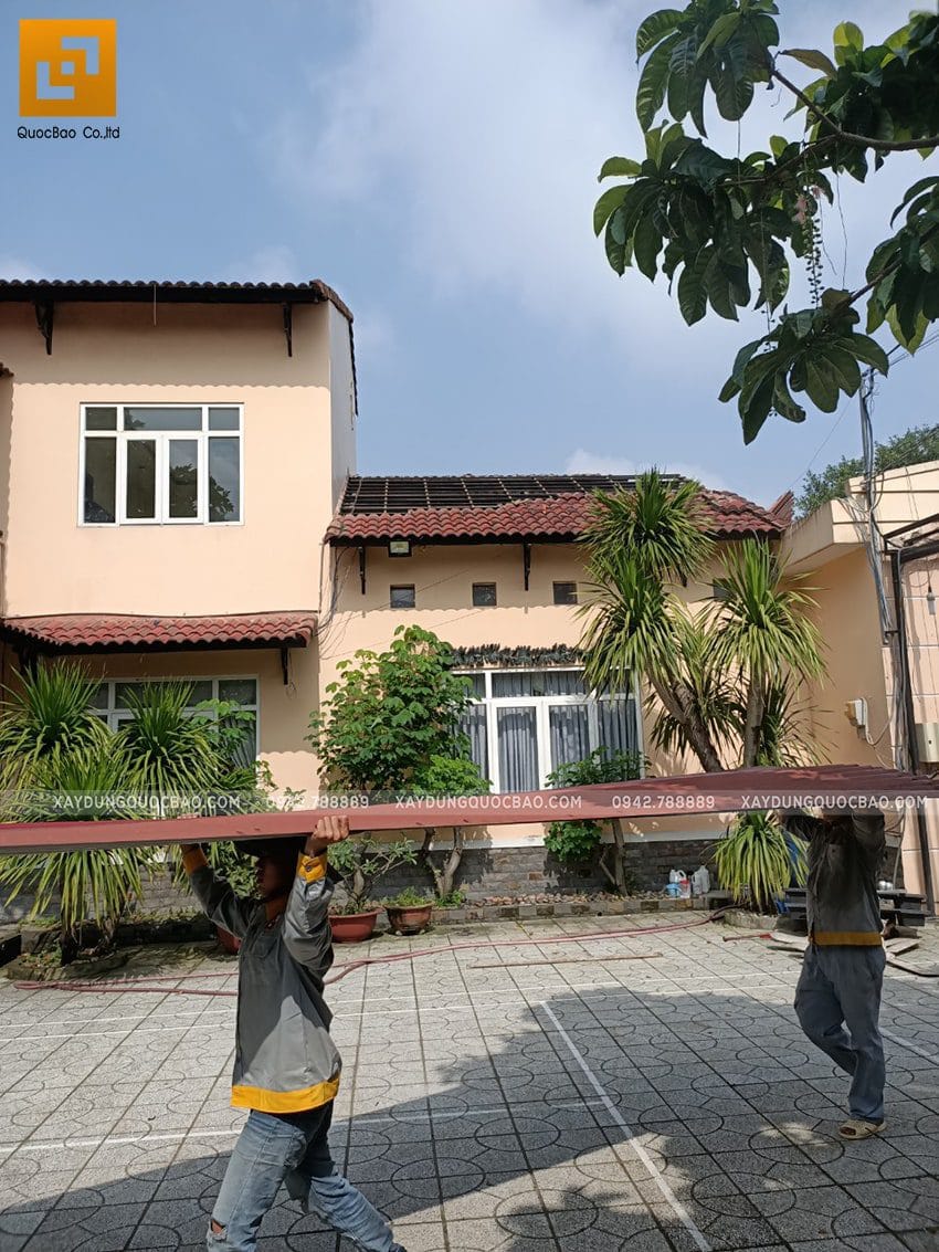 Khởi công biệt thự phố 2 tầng gia đình anh Trình - Ảnh 1