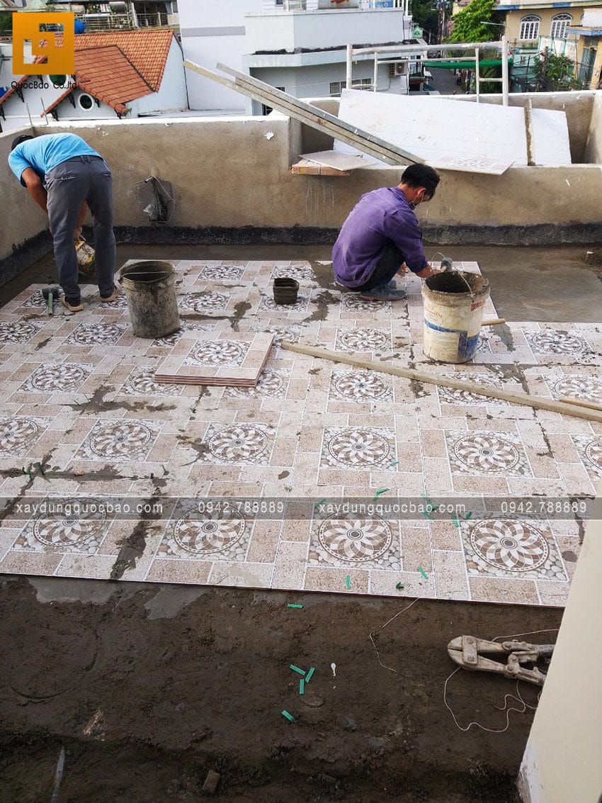 Thi công phần hoàn thiện nhà 3 tầng - ảnh 3