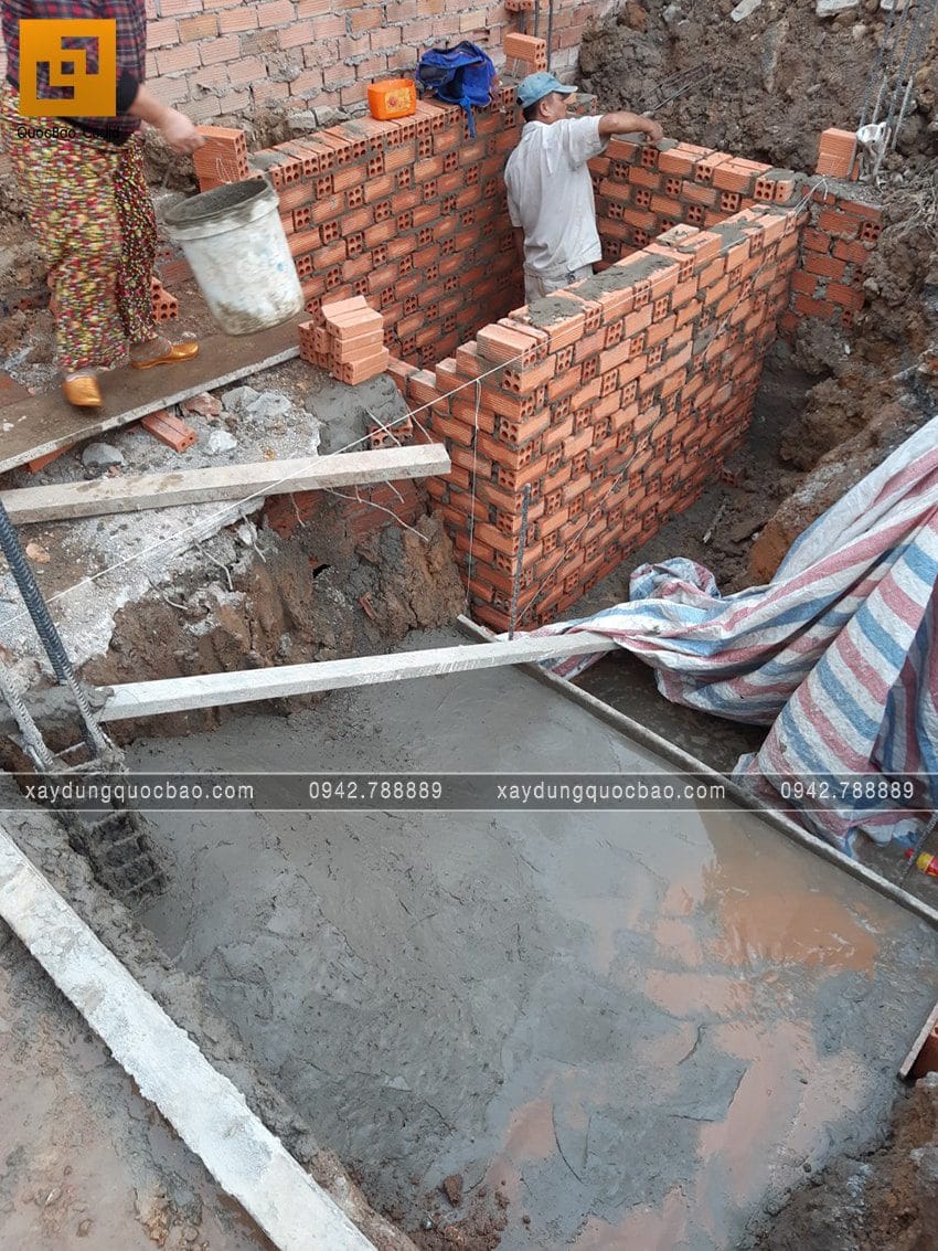 Dự Án Nhà 3 Tầng Hiện Đại Của Gia Đình Chị Ngân – NP20127 15 Công tác thi công phần móng nhà - Ảnh 5