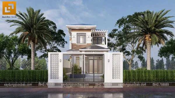 Nhà mái Nhật 2 tầng mặt tiền 7m tại Bình Dương