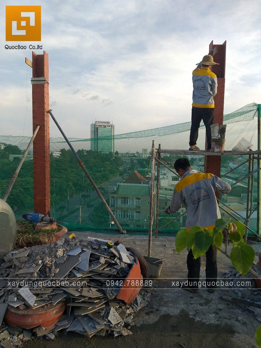 Cải Tạo Tòa Nhà Văn Phòng 7 Tầng Tại Ngã Tư Vũng Tàu – Ch20128 25 Thi công phần thô - ảnh 5