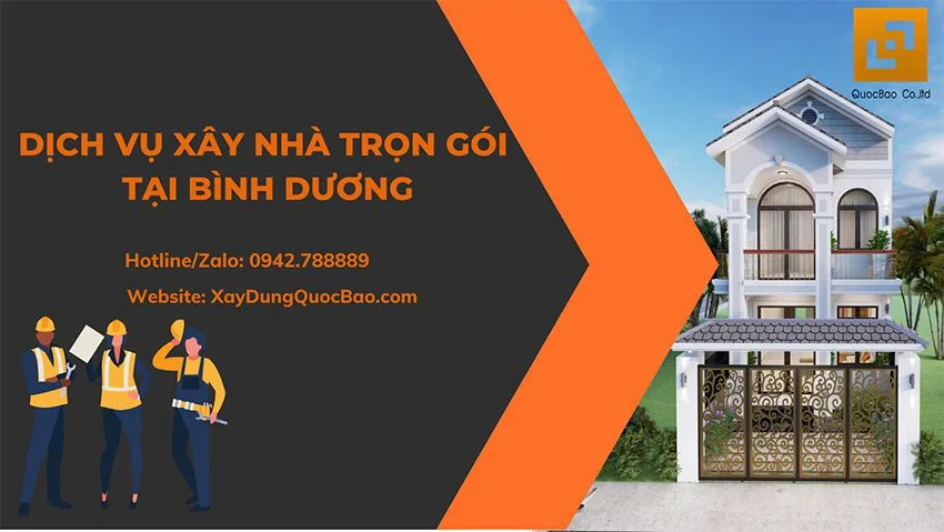 Dịch vụ xây nhà trọn gói tại Bình Dương 
