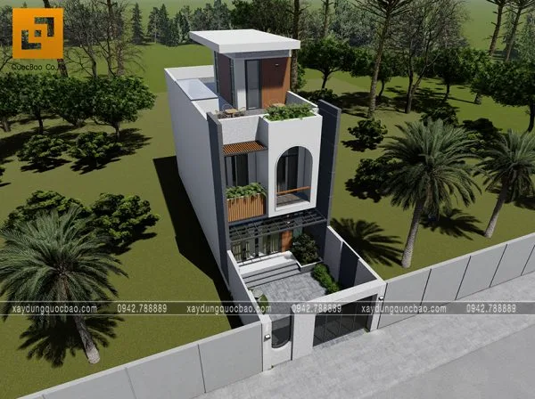 Nhà phố 3 tầng hiện đại gia đình anh Thứ tại Biên Hòa