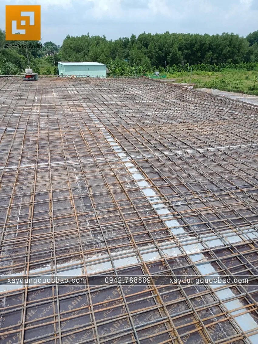 Hình ảnh thi công phần móng quán cà phê sân vườn. Ảnh 9