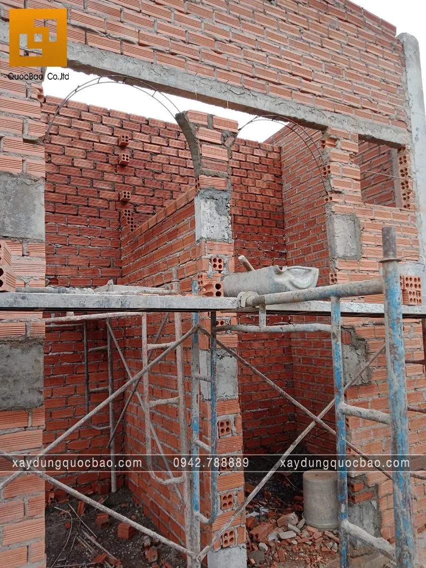 Hình ảnh thi công phần móng quán cà phê sân vườn. Ảnh 12