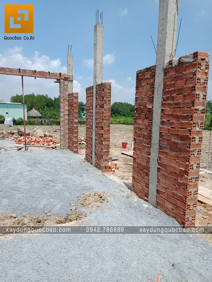 Hình ảnh thi công phần móng quán cà phê sân vườn. Ảnh 20