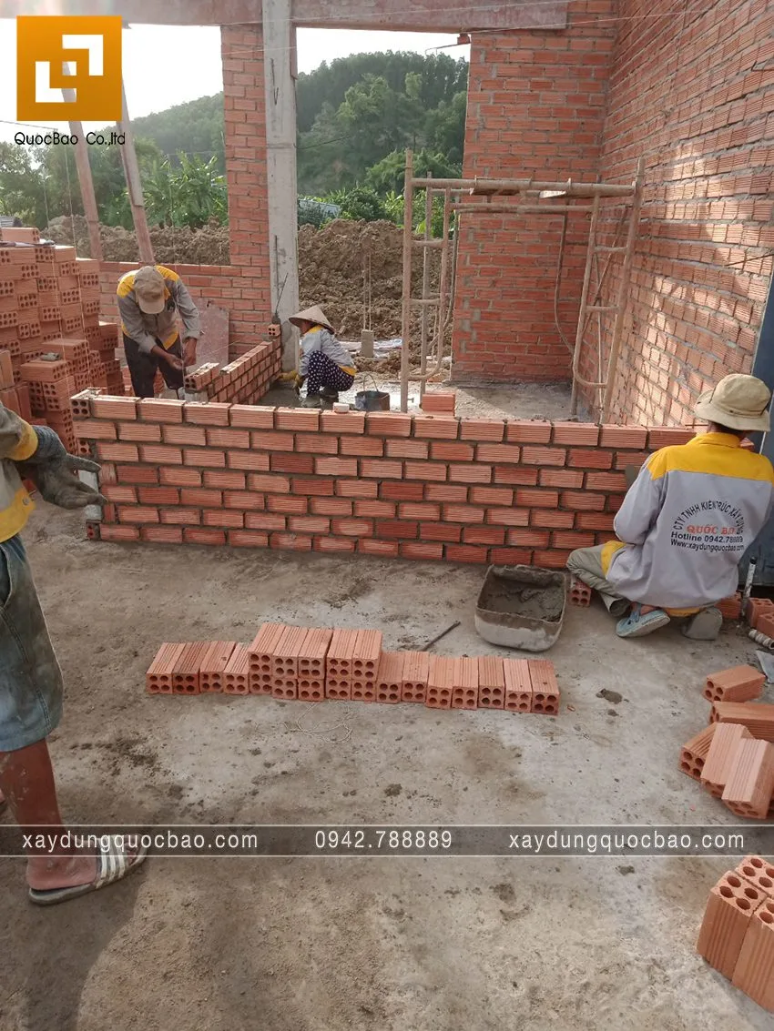 Hình ảnh thi công phần móng quán cà phê sân vườn. Ảnh 44