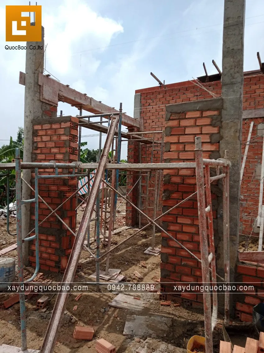 Hình ảnh thi công phần móng quán cà phê sân vườn. Ảnh 49