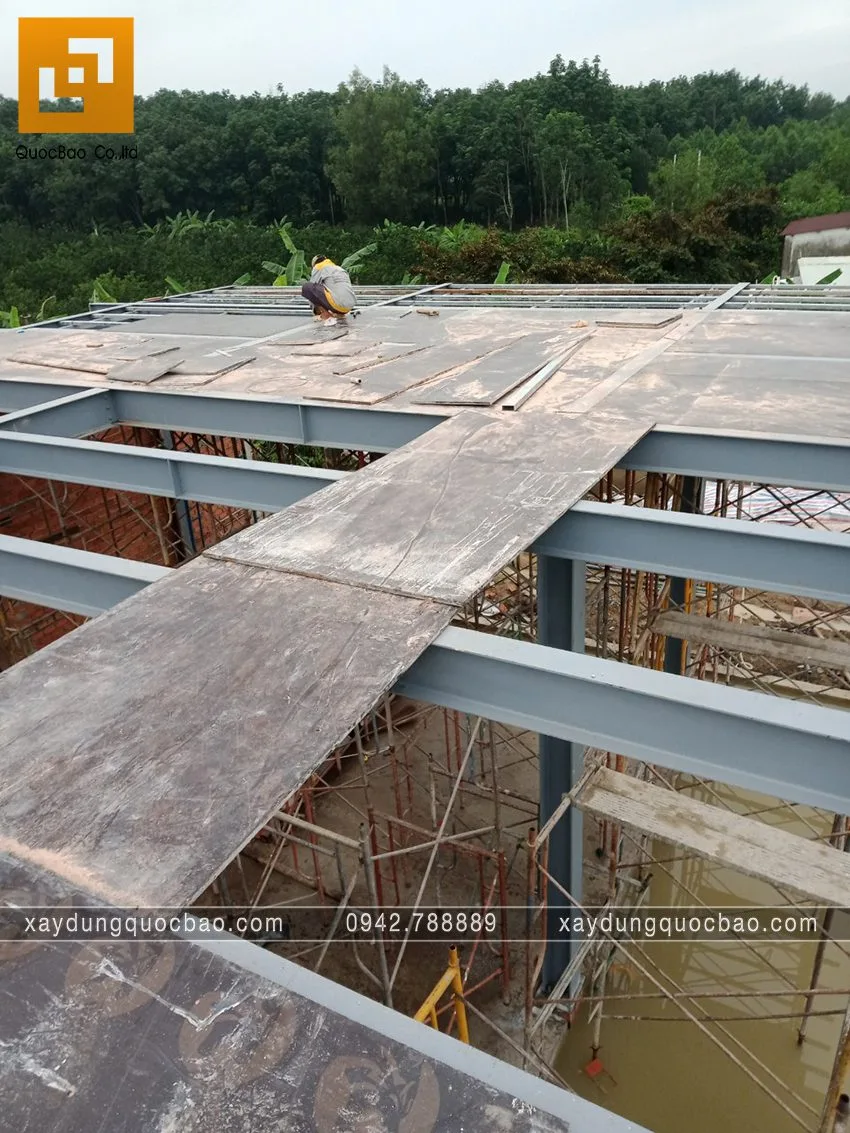 Hình ảnh thi công phần móng quán cà phê sân vườn. Ảnh 50