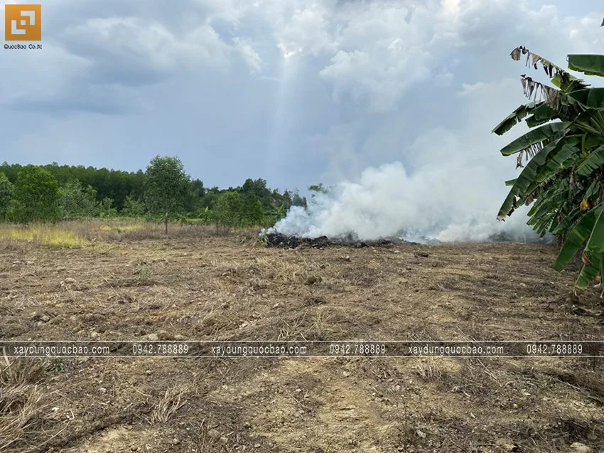 Khởi công dự án cà phê sân vườn gia đình anh Khang. Ảnh 5