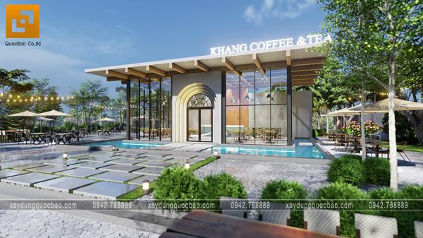 Dự án cà phê sân vườn gia đình anh Khang tại Tân Uyên Bình Dương