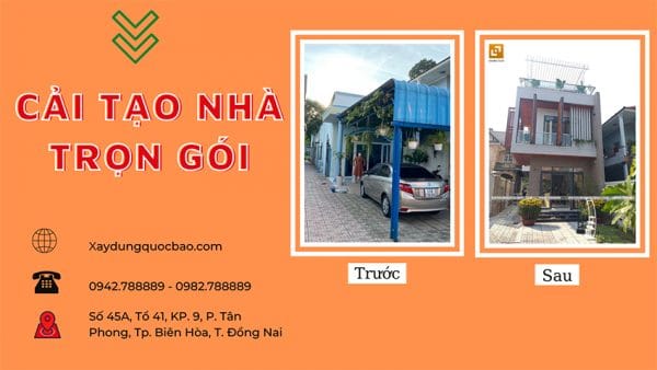Dịch vụ cải tạo sửa nhà trọn gói