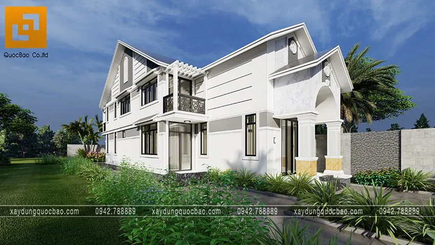 Top 299+ mẫu nhà đẹp được yêu thích nhất năm 2026 32 Biệt thự 2 tầng mái thái gia đình anh Khải