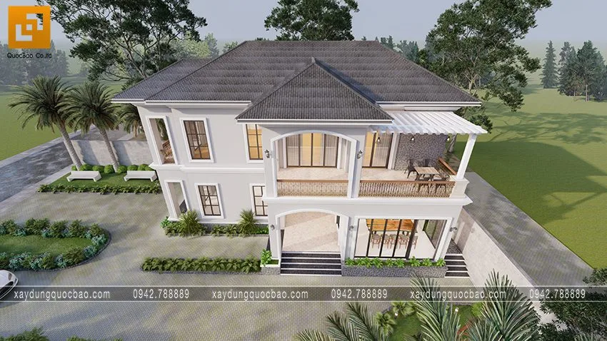 Top 299+ mẫu nhà đẹp được yêu thích nhất năm 2026 33 Biệt thự 2 tầng mái nhật gia đình anh Bảo tại Biên Hòa