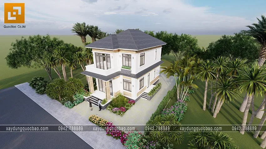 Top 299+ mẫu nhà đẹp được yêu thích nhất năm 2026 34 Biệt thự mái nhật 2 tầng gia đình anh Kha Tại Trảng Bom