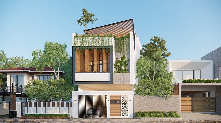 Trang chủ 24 Mẫu thiết kế nhà phố đẹp năm 2024