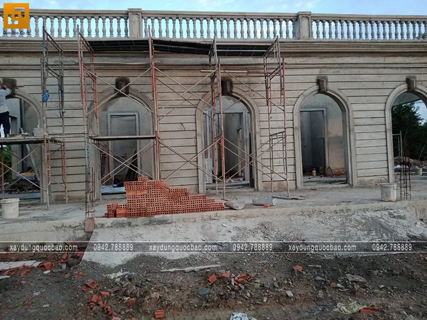 Thi công phần hoàn thiện quán cà phê Khang Coffee. Ảnh 8