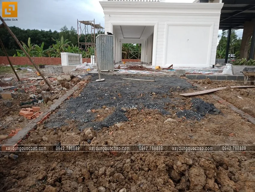 Thi công phần hoàn thiện quán cà phê Khang Coffee. Ảnh 14